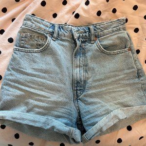 ZARA 1975 HIGH-WAISTED MOM FIT DENIM SHORTS